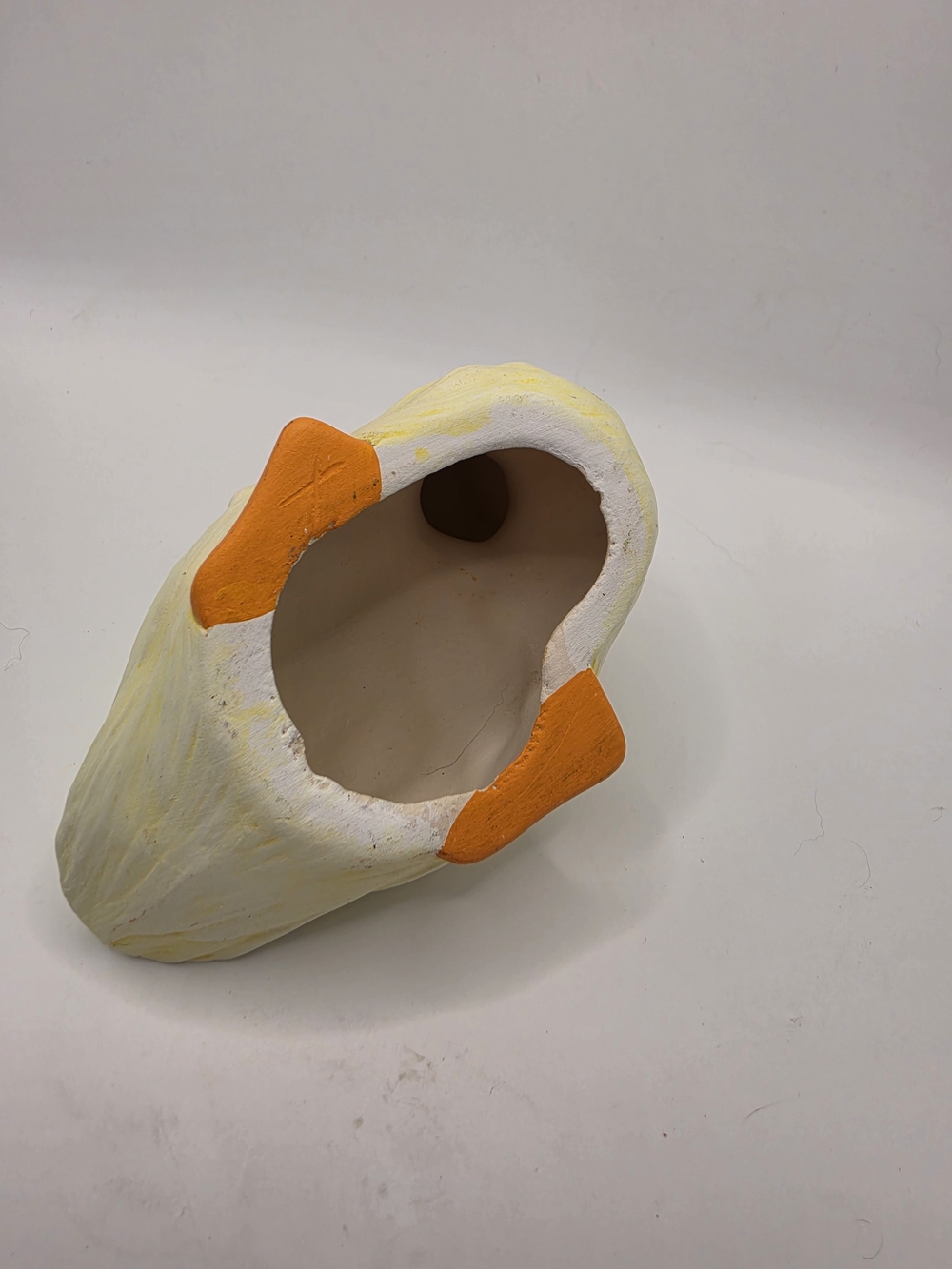 Home Interiors Yellow Duck Figurine Ceramic 1960s - Picture 5 of 5